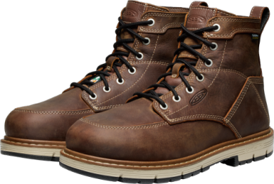 1029864 Keen Unitlity Men's CSA San Jose 90 Degree 6 inch Bison/Black