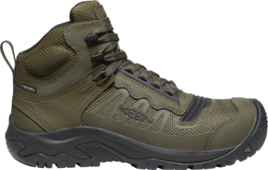 1027118 Keen Utility Men's CSA Reno Mid WP Dark Olive/Black