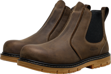 1030650 Keen Utility Men's CSA San Jose 90 Degrees Chelsea Cascade Brown/Gum