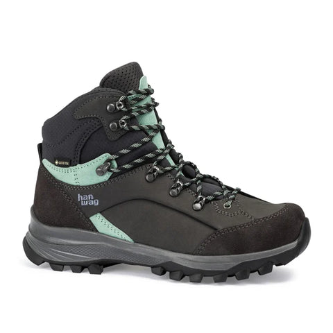 Women's Hanwag Alta Bunion II Lady GTX Waterproof Asphalt/mint