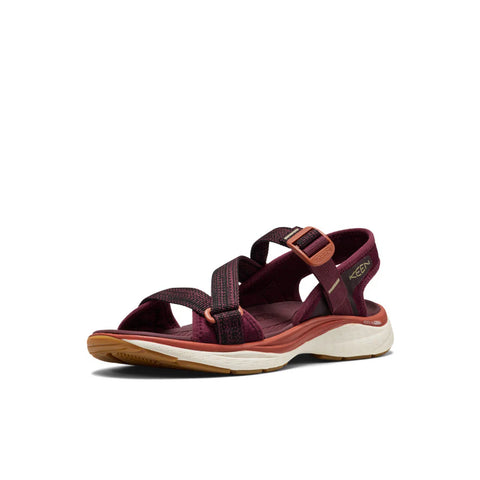 1031820 Women's KEEN Leiki Open Toe Fig/Burnt Brick