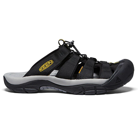 1027302 KEEN Men's Newport Slide Black/Yellow