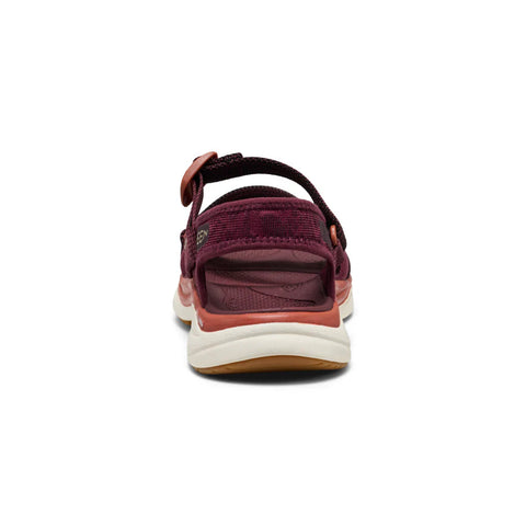 1031820 Women's KEEN Leiki Open Toe Fig/Burnt Brick