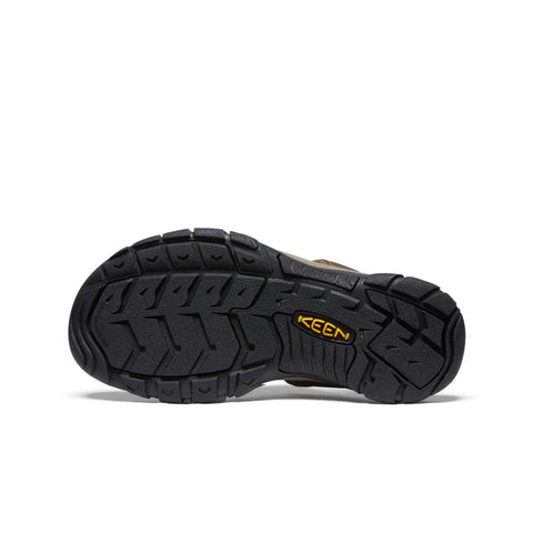 1027302 KEEN Men's Newport Slide Black/Yellow