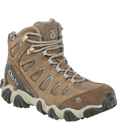 Oboz Women's SAWTOOTH MID BDRY Brindle / Tradewinds Blue