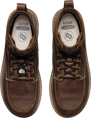 1029864 Keen Unitlity Men's CSA San Jose 90 Degree 6 inch Bison/Black