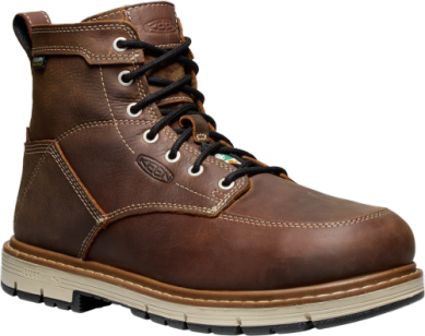 1029864 Keen Unitlity Men's CSA San Jose 90 Degree 6 inch Bison/Black