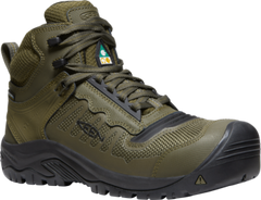 1027118 Keen Utility Men's CSA Reno Mid WP Dark Olive/Black
