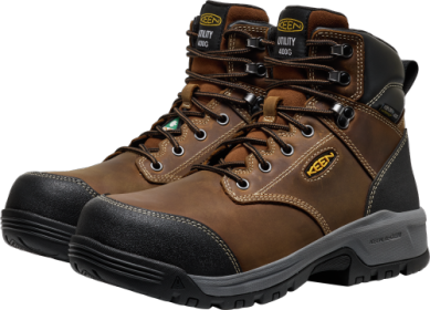 1031301 Keen Utility Men's CSA Insulated Evanston 6' WP 400g Bison/Black