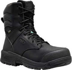 1032281 KEEN Utility Men's Evanston+ 8" CSA Waterproof (Carbon Toe) Black