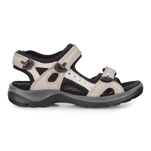 Ecco women's Yucatan Offroad Sandals 069563-54695 atmosphere/ice w./black
