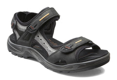 Ecco men's 069564-50034 Yucatan sandal black/mole/black