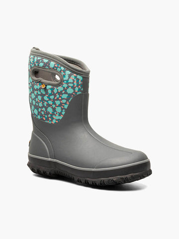 Bogs Women's Classic Mid 72936-062 Gray Multi