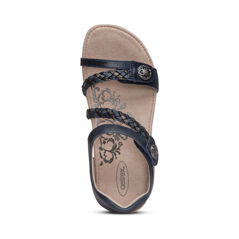 Aetrex Women's JILLIAN SC461W NAVY